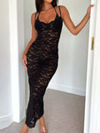 Lace Bodycon Maxi Dress view 1