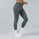 Seamless Sport Leggings -- Quick-Dry High-Waist Workout Tight view 7
