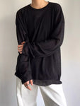 Men's Plus Size Heathered Long-Sleeve T-Shirt view 5