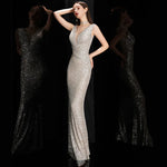 Sequin Mermaid Evening Gown view 2