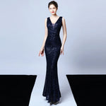 Sequin Mermaid Evening Gown view 13
