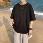Oversized Solid Tee view 4