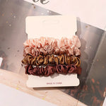 Pure Silk Scrunchie Set, 4-Piece view 4