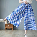 Houndstooth Wide-Leg Trousers view 4