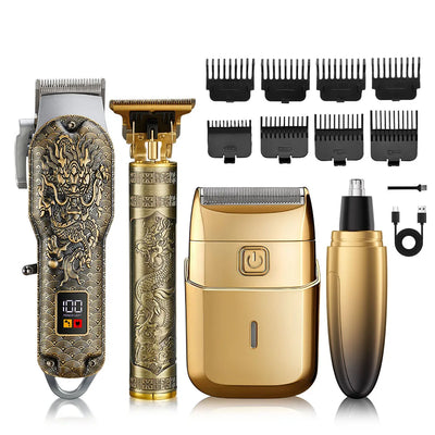 4-in-1 Grooming Kit -- Hair, Beard & Nose Trimmer