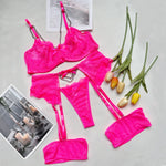 Lace Garter Lingerie Set view 5