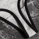 Contrast-Trim Low-Rise Thong view 4