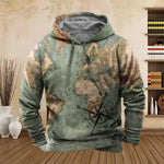 Vintage Compass Graphic Hoodie view 8