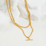 Layered Gold Necklace Set view 5