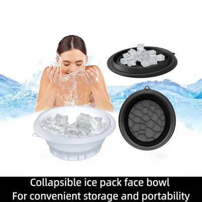 Portable Ice Bath Bowl -- Compact Travel Edition