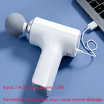 Percussion Massage Gun -- 4 Heads, LED Display, Full Body Recovery view 2