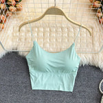 Ice Silk Tank Bra Top view 13