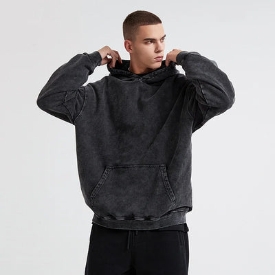Vintage Acid-Wash Hoodie