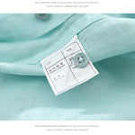 Men's Linen Short Sleeve Button-Up Shirt view 5