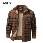 Plaid Fleece-Lined Jacket view 1