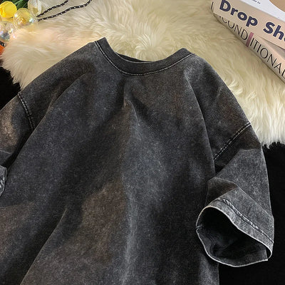 Acid-Wash Oversized Tee