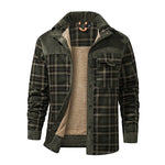 Plaid Fleece-Lined Jacket view 11