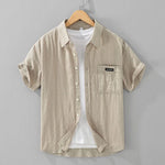 Men's Lightweight Linen Casual Shirt view 1