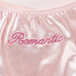 Satin Silk Ruffle Thong view 3
