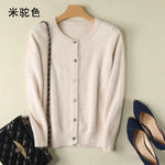 Mink Cashmere Cardigan view 8
