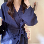 Waffle-Weave Robe view 5