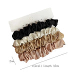 Pure Silk Scrunchie Set, 4-Piece view 5