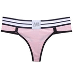 Contrast-Trim Low-Rise Thong view 9