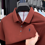 Men's Cotton Embroidered Polo Shirt view 4