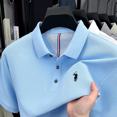 Men's Cotton Embroidered Polo Shirt