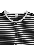 Men's Full Size Striped Long Sleeve T-Shirt Plus Size view 4